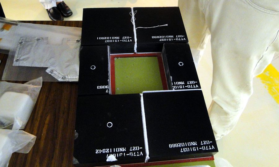 Tiles of the Shuttle's heat shield