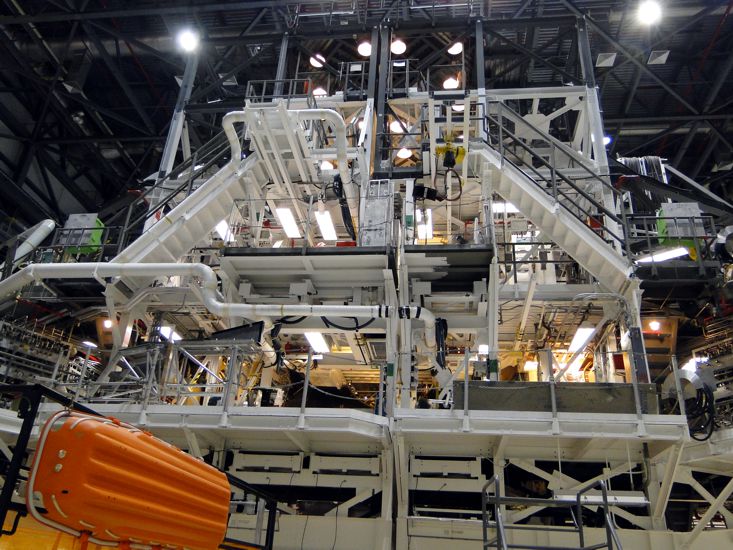 Rear view of the Endeavour