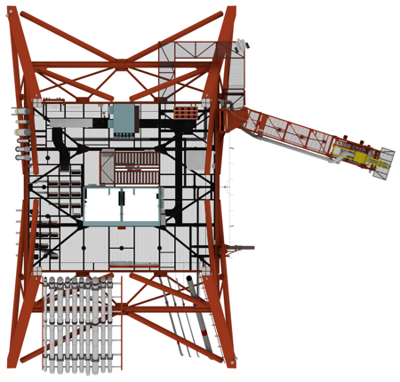 Level 60 top view Level 60 top view