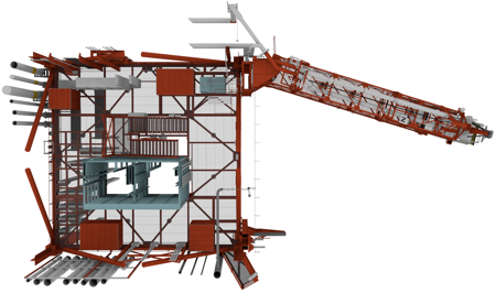 Level 100 top view Level 100 top view