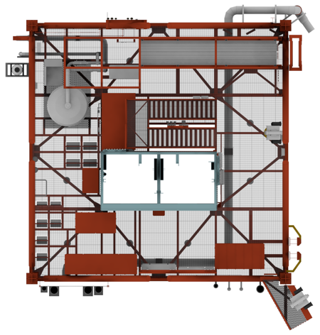 Level 240 top view Level 240 top view