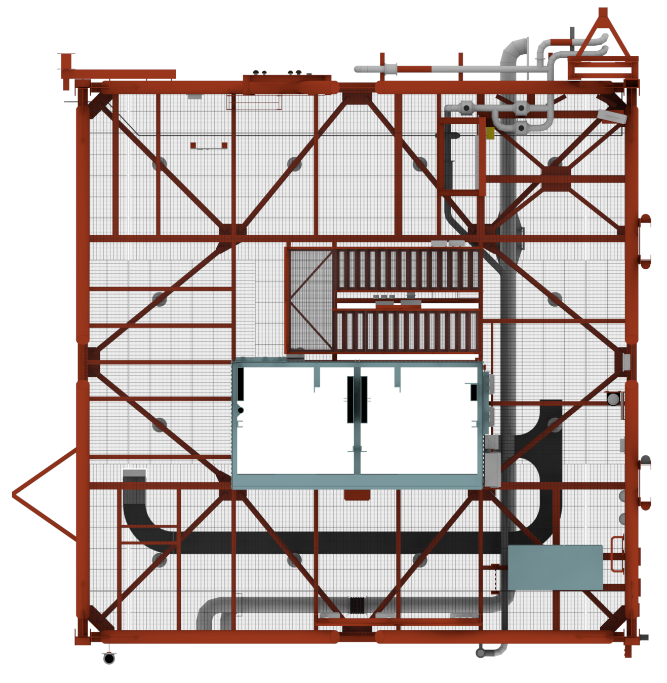 Level 340 top view Level 340 top view