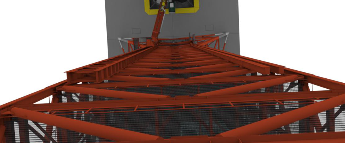 LUT with the first stage of the Saturn V